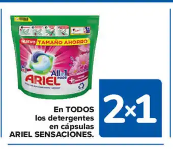 Carrefour Ariel En Todos los detergentes en cápsulas Sensaciones oferta