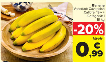 Carrefour Banana oferta