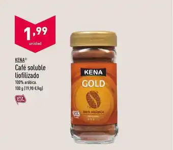 ALDI KENA Café soluble liofilizado 100g oferta