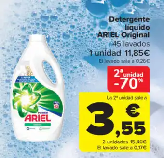 Ariel Detergente líquido Original 45 lavados