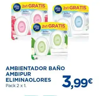 Hipercor Baño Ambientador Ambipur Eliminaolores PAck 2 x 1 oferta