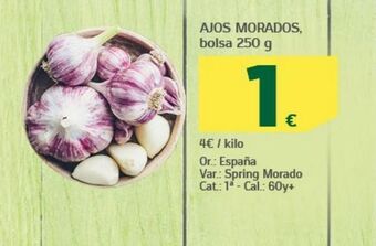 HiperDino Ajos tiernos oferta