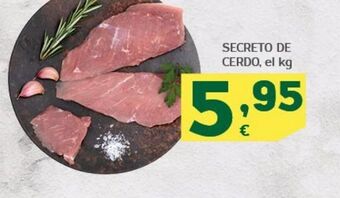 HiperDino Secreto de cerdo oferta