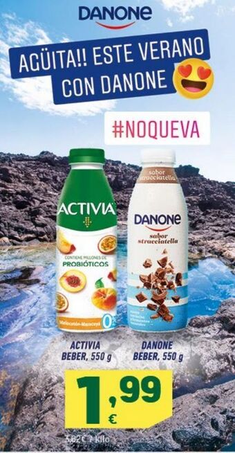 HiperDino Yogur líquido danone oferta