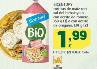 HiperDino Tortitas de arroz bicentury oferta