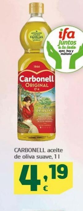 HiperDino Aceite de oliva carbonell oferta