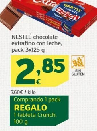 HiperDino Chocolate nestlé oferta