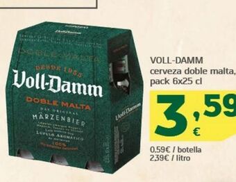 HiperDino Cerveza voll-damm oferta
