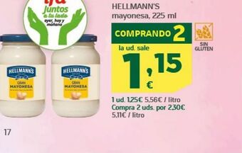HiperDino Mayonesa hellmann's oferta