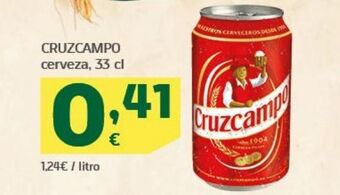 HiperDino Cerveza cruzcampo oferta