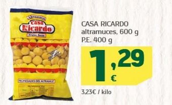 HiperDino Frutos secos casa ricardo oferta