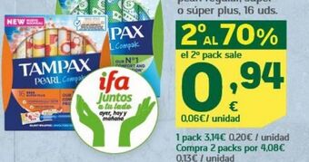 HiperDino Tampones tampax oferta