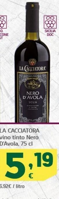 HiperDino Vino tinto oferta