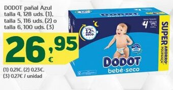 HiperDino Pañales dodot oferta
