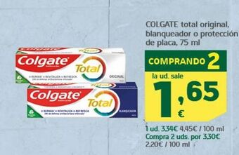 HiperDino Dentífrico colgate oferta