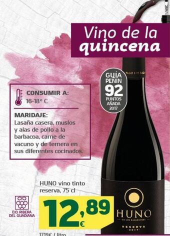 HiperDino Vino tinto oferta