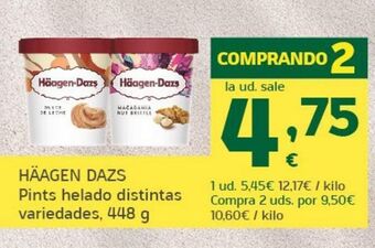 HiperDino Helados häagen-dazs oferta
