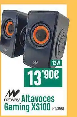 PCBox Netway altavoces gaming xs100 oferta