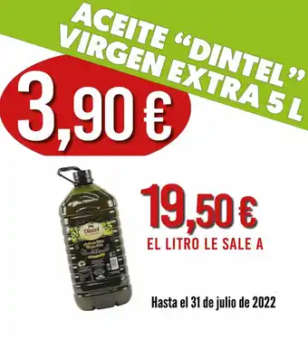 Hiper Usera Dintel Aceite Virgen Extra 5 L oferta