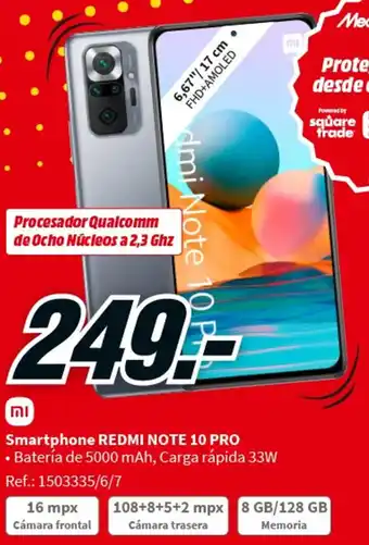 MediaMarkt Redmi Smartphone Note 10 Pro oferta
