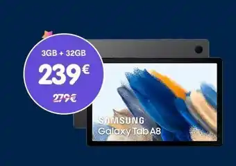 Phone House 3gb + 32gb 239€ 279€ samsung galaxy tab a8 oferta