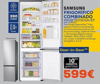 Tiendas Electrón Samsung frigorífico combinado oferta