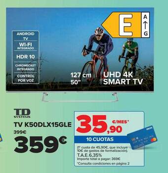 Carrefour Td tv k50dlx15gle oferta