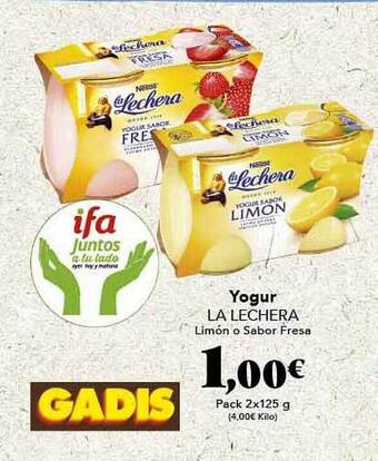 Gadis Yogur la lechera oferta