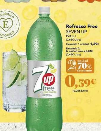 Gadis Refresco free seven up oferta