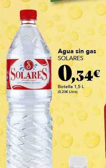 Gadis Agua sin gas solares oferta
