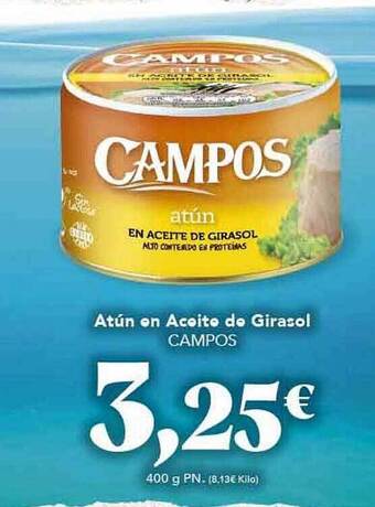 Gadis Atún en aceite de girasol campos oferta