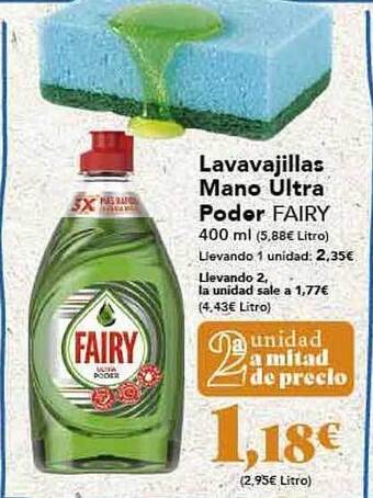 Gadis Lavavajillas mano ultra poder fairy oferta