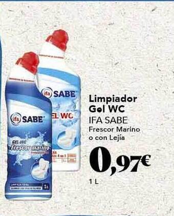 Gadis Limpiador gel wc ifa sabe oferta