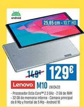 Beep Lenovo m10 oferta