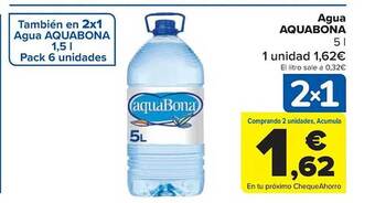 Carrefour Agua aquabona oferta
