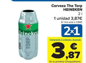 Carrefour Cerveza the torp heineken oferta