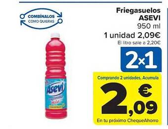 Carrefour Friegasuelos asevi oferta