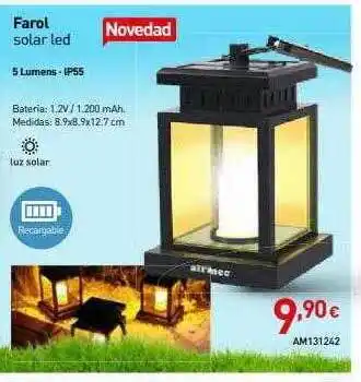 Mi Bricolaje Farol solar led oferta
