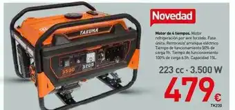 Mi Bricolaje Motor de 4 tiempos motor 223 cc - 3.500 w oferta