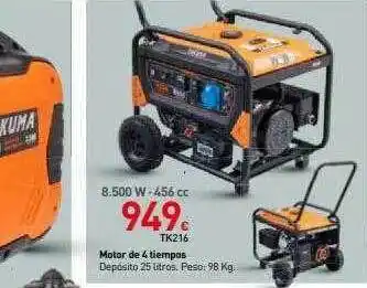 Mi Bricolaje Motor de 4 tiempos tk216 oferta