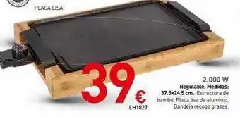 Placa lisa 2.000w lh1827