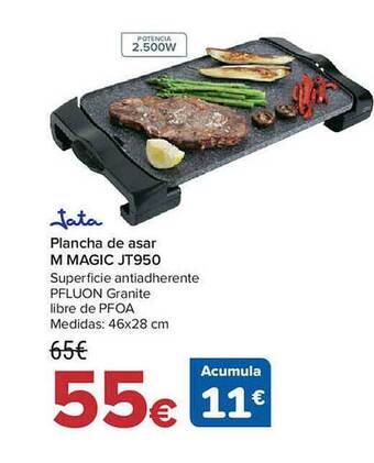 Carrefour Jata plancha de asar m magic jt950 oferta