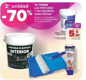 Carrefour Pintura plástica interior standard pro oferta
