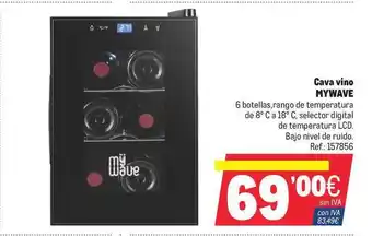 Makro Cava vino MYWAVE oferta