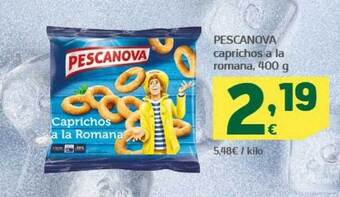 HiperDino Pescanova caprichos a la romana oferta