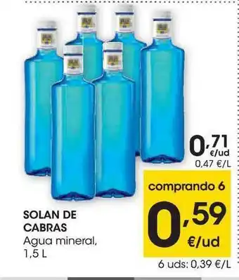 Eroski SOLAN DE CABRAS 1.5L oferta