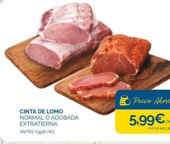 Supermercados La Despensa Cinta de lomo oferta