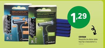 Coviran Coviran Maquinilla de afeitar doble hoja fija o basculante oferta
