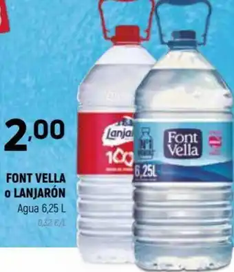Coviran Font Vella o Lanjarón oferta