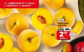 Dia Melocotón Amarillo oferta